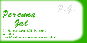 perenna gal business card