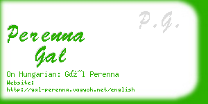 perenna gal business card